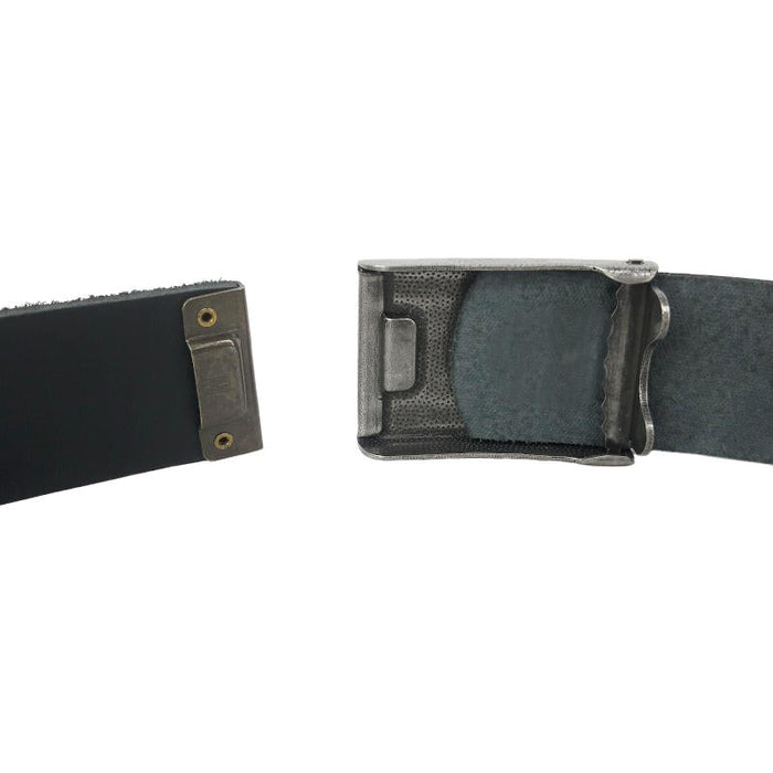 German Black Leather Belt - Mil-Tec - Belts