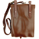 East German Brown Vinyl Map Case - East German Army Surplus - Shoulder Bags