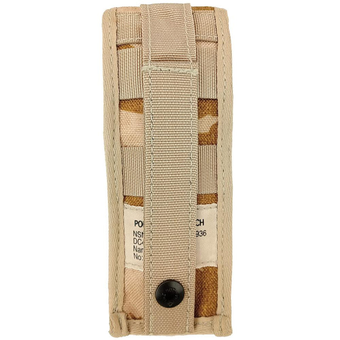 British Desert DPM MOLLE Torch Pouch - British Army Surplus - Accessory Pouches