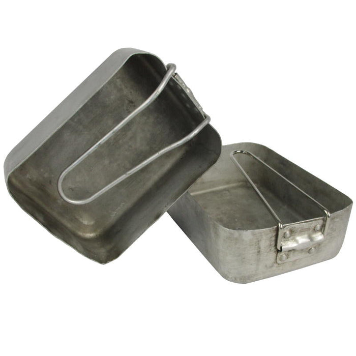 British 2 Piece Alloy Mess Kit - British Army Surplus - Mess Kits