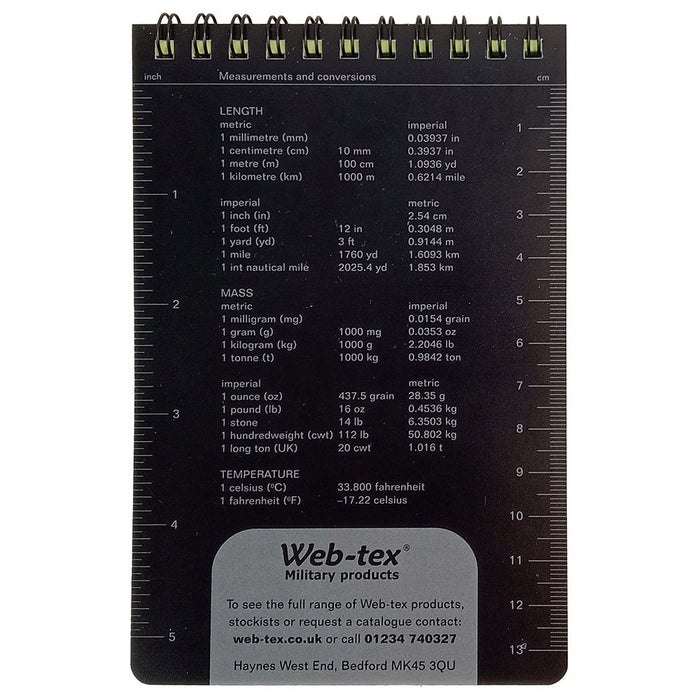 Web-Tex Waterproof Notebook - Web-Tex - Books