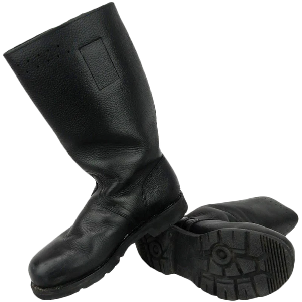 German Navy Leather Lined Jackboots - German Army Surplus - Combat Boots