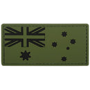Australia Flag PVC Patch - Olive Drab - Unbranded - Flags, Badges & Insignia