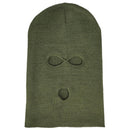 Knitted 3 Hole Balaclava - OD - Mil-Tec - Beanies & Balaclavas