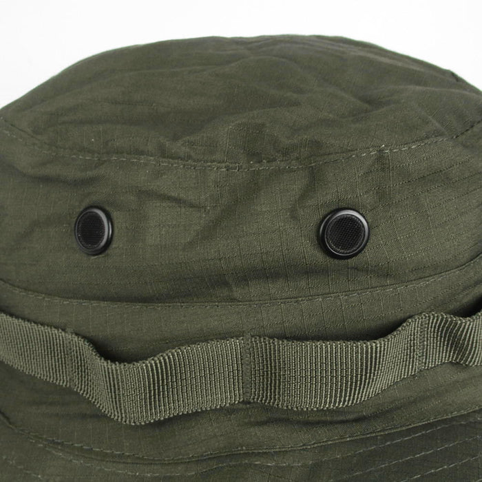 Olive Drab Boonie Hat with Neck Flap - Mil-Tec - Boonies