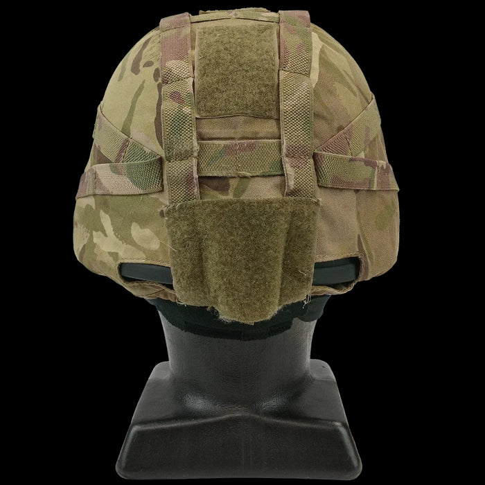 British MTP Virtus Helmet Cover - NVG and Rail Cutouts - British Army Surplus - Helmets