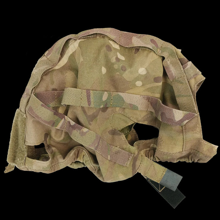 British MTP Virtus Helmet Cover - NVG and Rail Cutouts - British Army Surplus - Helmets