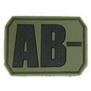 Rubber Blood Type Patch - Viper - Flags, Badges & Insignia