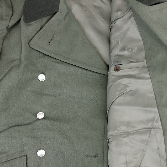 East German Grey Wool Overcoat - East German Army Surplus - Great Coats