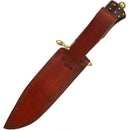 Damascus Brass Pin Bowie Knife - Unbranded - Multitools