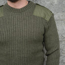 British Army Olive Drab Wool Jersey - British Army Surplus - Fleeces & Jerseys