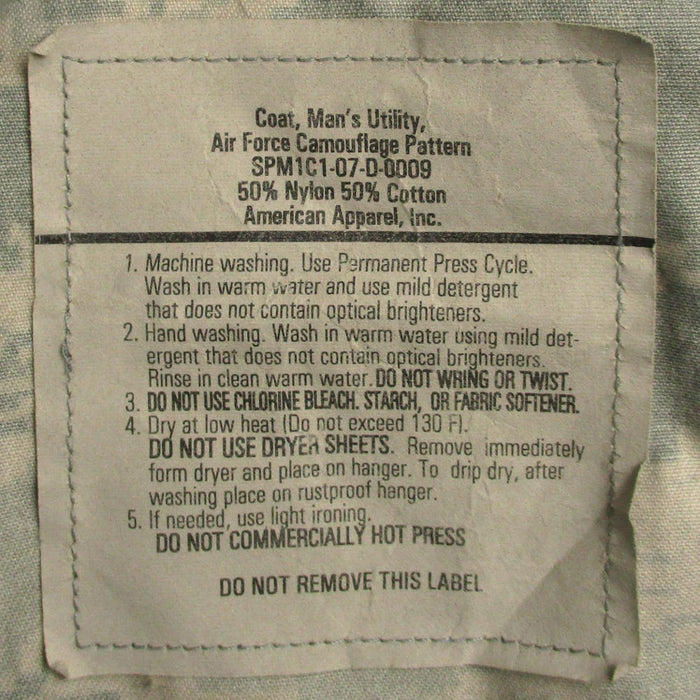 USGI Air Force ABU Utility Coat - US Army Surplus - Field Shirts