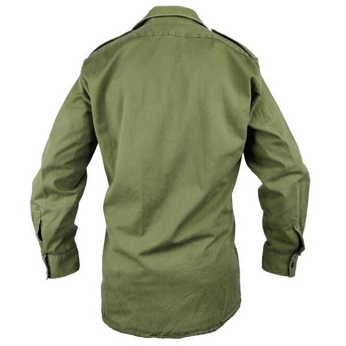 British Army Olive Drab Cotton Shirt - British Army Surplus - Service Shirts
