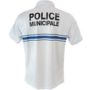 French Police Polo Shirt - White - French Police Surplus - Polos