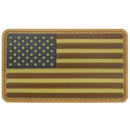 US Flag PVC Patch - Coyote - Unbranded - Flags, Badges & Insignia