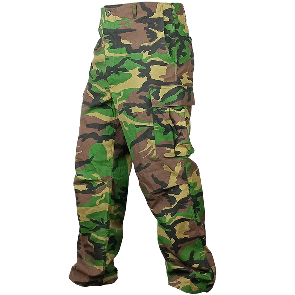 South Korean M90 Woodland Field Trousers - Grade 2 - ROK Army Surplus - Combat Trousers