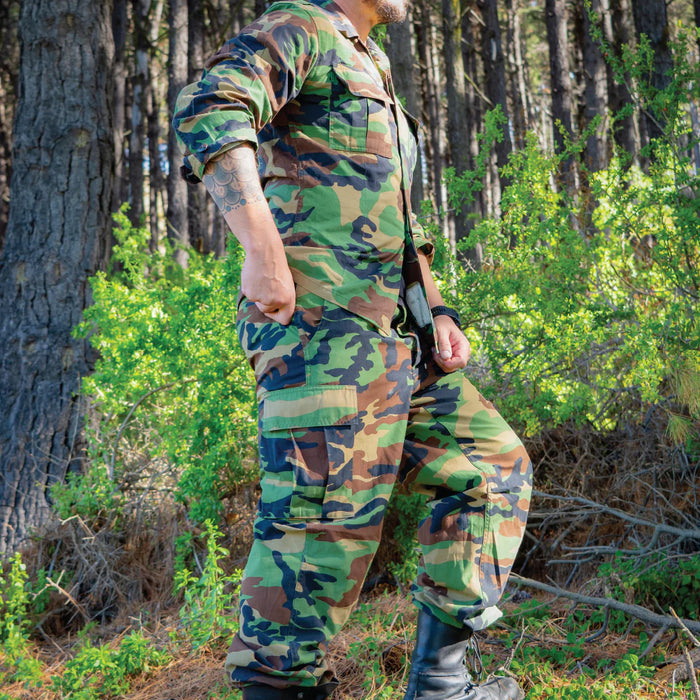 South Korean M90 Woodland Field Shirt - ROK Army Surplus - Field Shirts