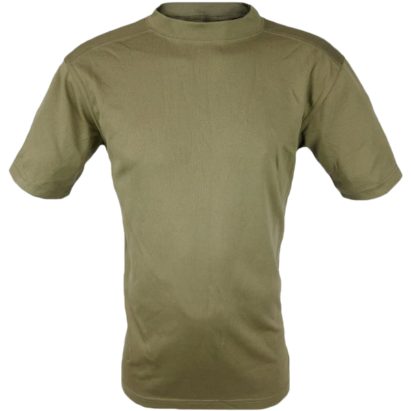 British Army OD Coolmax T-Shirt - British Army Surplus - Plain & Print T-Shirts