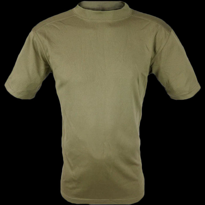 British Army OD Coolmax T-Shirt - British Army Surplus - Plain & Print T-Shirts