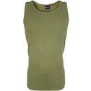 Olive Drab Ribbed Tank Top - Mil-Tec - Singlets & Tank Tops