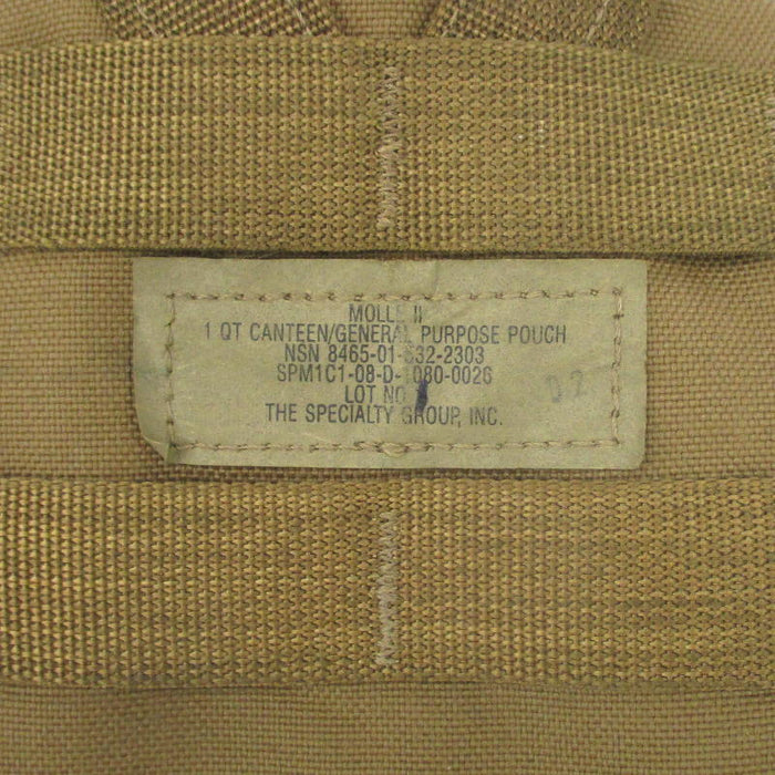 USMC Coyote MOLLE Canteen Pouch - US Army Surplus - Utility Pouches