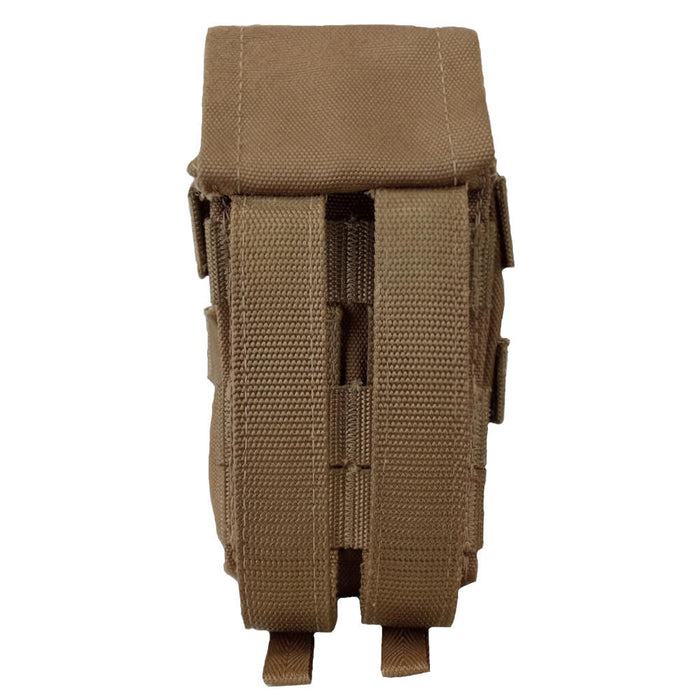 NZ Army Coyote Double Mag Buckled Pouch - New Zealand Army Surplus - Magazine Pouches