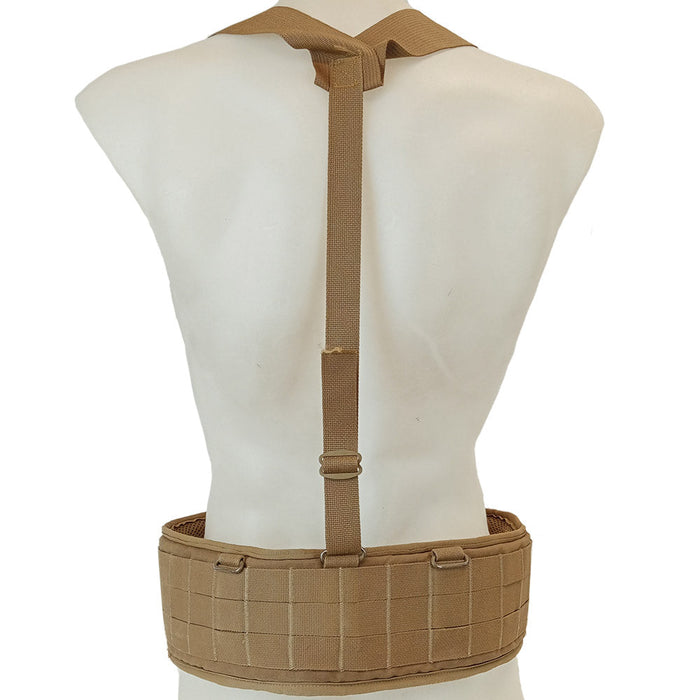 USMC Coyote MOLLE Belt w/ Suspenders - US Army Surplus - Webbing Sets