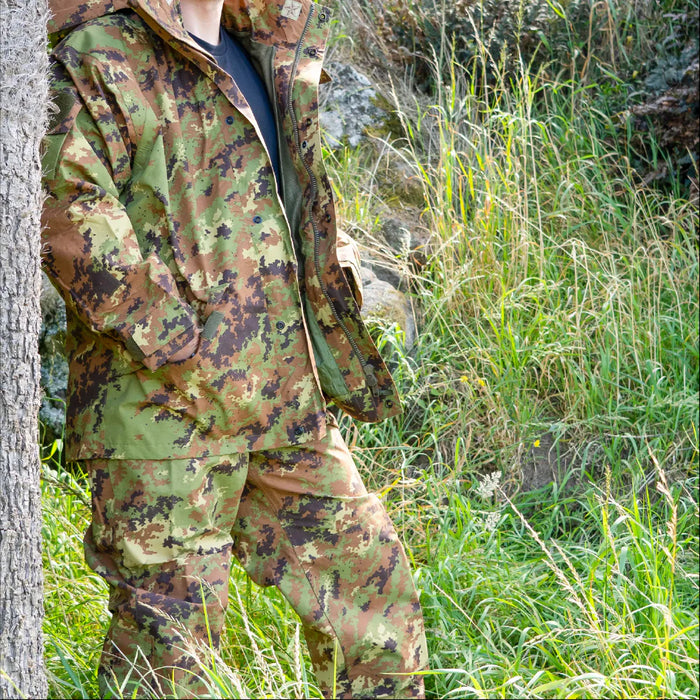 Italian Army Vegetato Wet Weather Trousers - Italian Army Surplus - Rain Trousers
